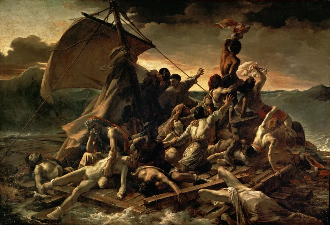 Theodore Gericault - Raft of The Medusa - 1819 - Louvre - Oil on Canvas